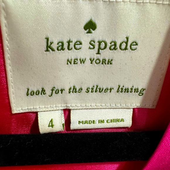 Kate Spade ♠️  Fit and Flare Dress, Hot Pink - Picture 4 of 5